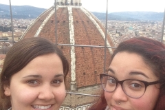 On top of the bell tower