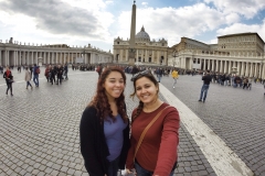 In front of the Vatican